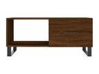 Coffee table in brown oak, 90x50x40 cm, engineered wood, FOFS54957