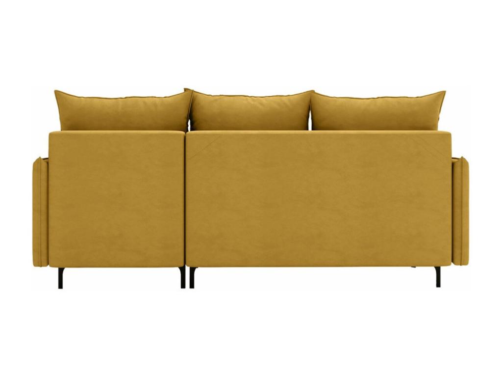 Nobellea 112 Corner Sofa, Green, Sleeping Function, Bedding Box, 213x168x101cm, LNXJ91353