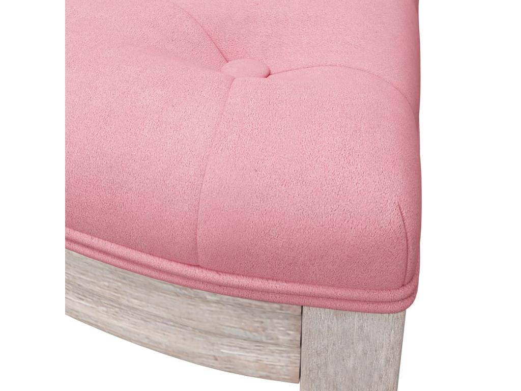 Pink Bench 110.5x45x49 Velvet PUAR84669