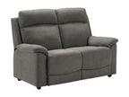 Nobellea fabric reclining sofa - Grey - Manual system - 1-seater armchair QIGL75477