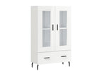 High-gloss white sideboard, 69.5x31x115 cm, engineered wood, MKVV81521