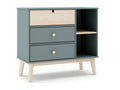 Chest of drawers with 3 drawers and 2 shelves, 90 cm wide - Dekonao GAOU62677