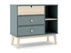 Chest of drawers with 3 drawers and 2 shelves, 90 cm wide - Dekonao GAOU62677