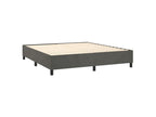 Dekonao bed base and mattress, Dark Grey 160x200 Velvet RKKN59192