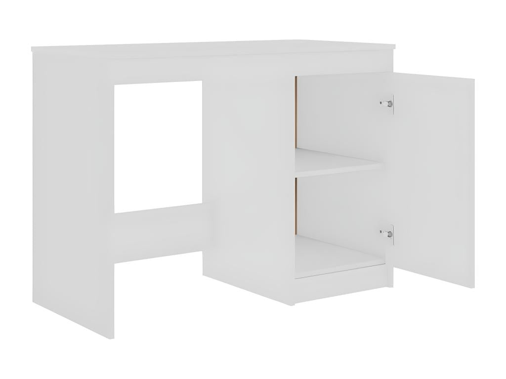 White Desk 100x50x76 cm Engineered Wood RURP05424