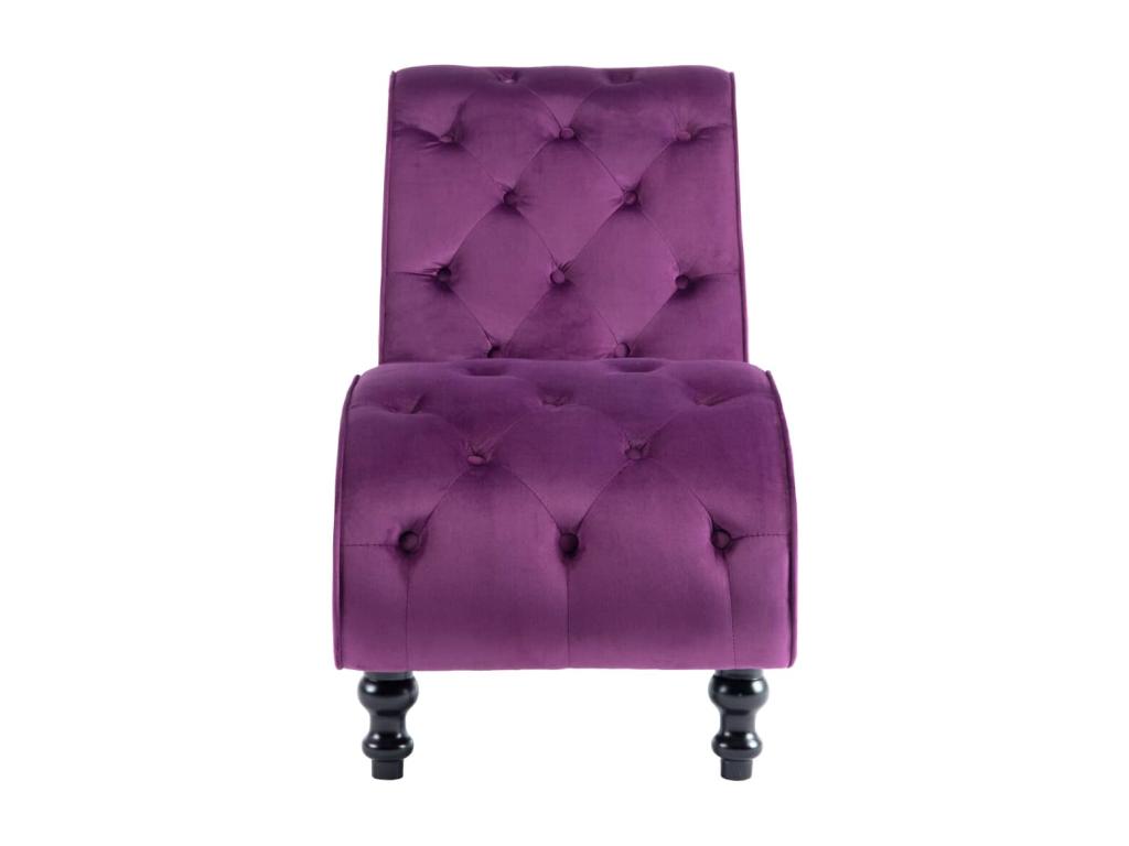 Nobellea - Purple Velvet Chaise Lounge PRIU85924