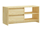 TV stand 80x31x39 cm solid pine wood DZHR98948