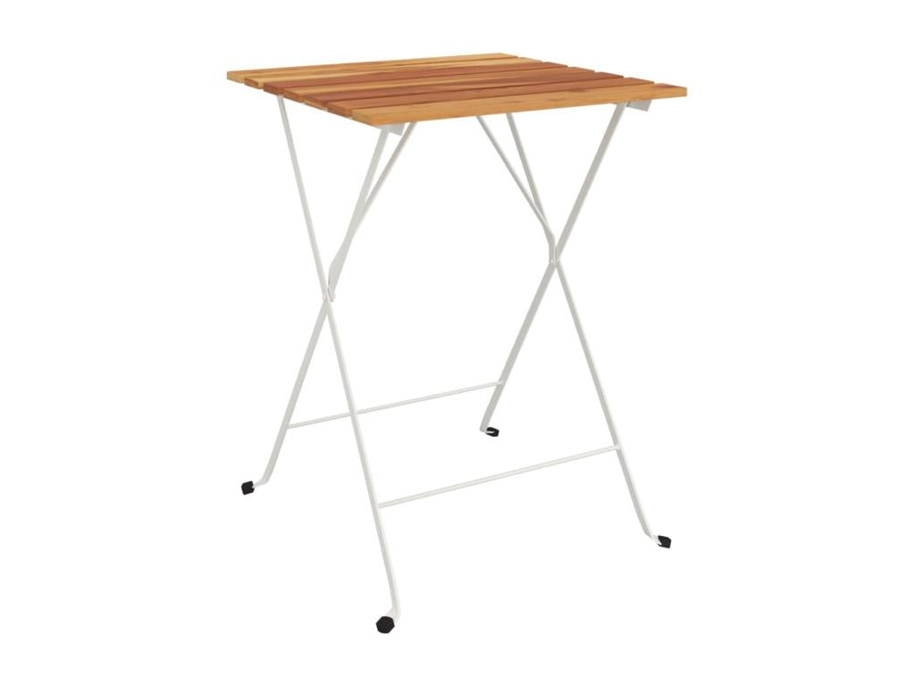 Nobellea 3-piece folding set, solid Nobellea wood and steel EKPV85465