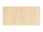 Natural pine wood headboard 80x60cm - Boisona SRNB92926