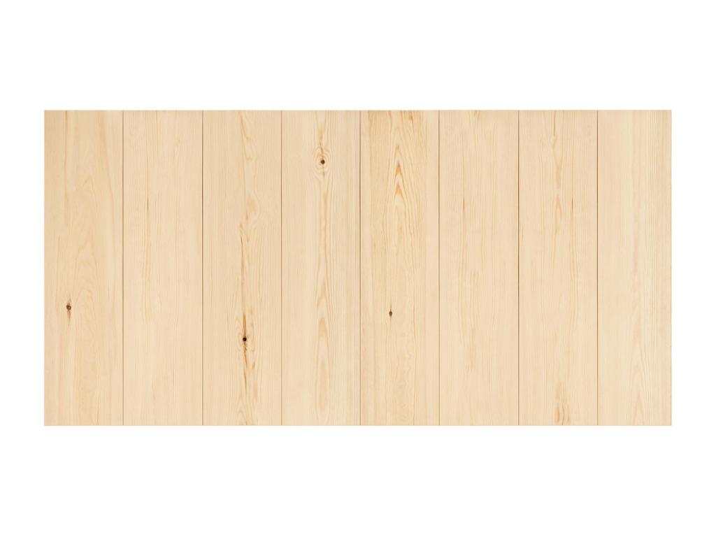 Natural pine wood headboard 80x60cm - Boisona SRNB92926