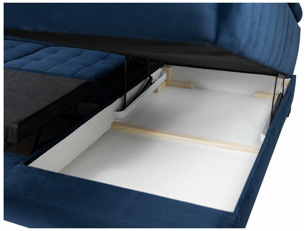 Nobellea 232 Corner Sofa, Brown, Sleeping Function, Bed Box, 271x203x71cm, SDAU20456