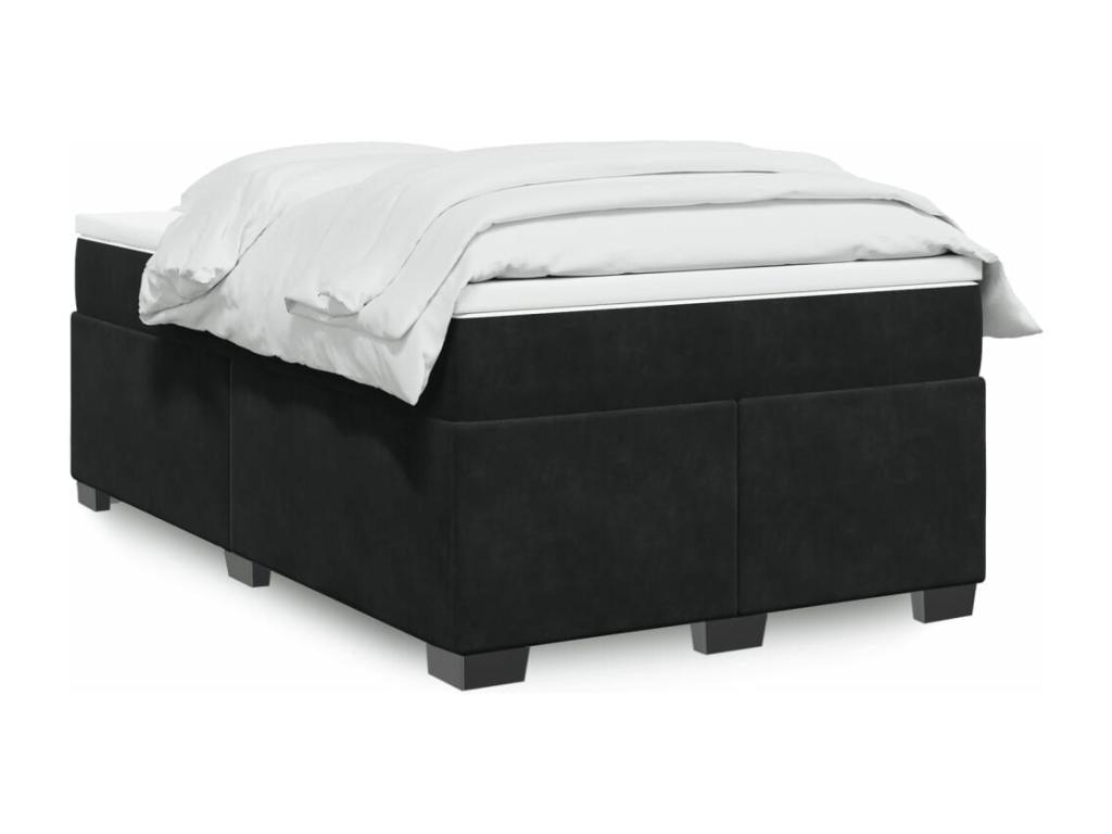 Nobellea bed base with black velvet mattress 120x190 cm BQBH50899