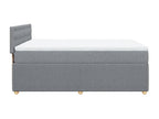 Nobellea bed base with light grey mattress 140x200cm Fabric BBJN47767