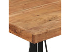 Bar table 55x55x107 cm solid Nobelea wood and iron TAJD44161