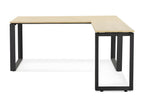 Boisona Corner Desk, 170cm, Natural/Black, VJLH59611