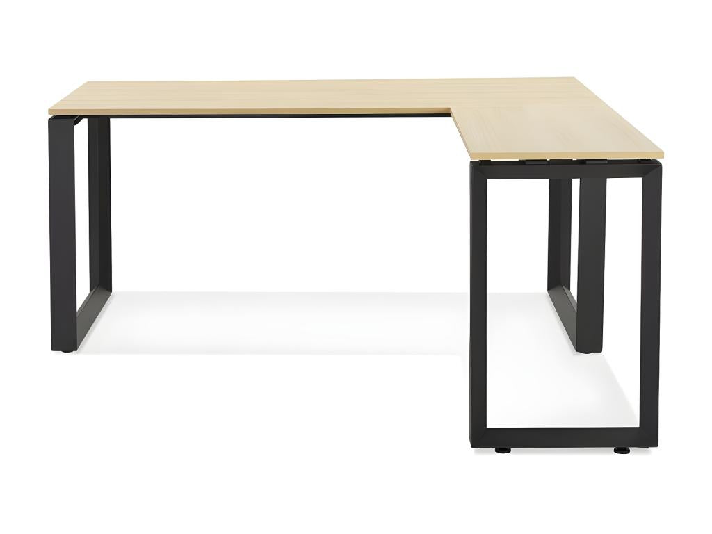 Boisona Corner Desk, 170cm, Natural/Black, VJLH59611