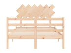 Bed frame with headboard 120x200 solid wood FGAZ47313