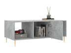 Concrete grey coffee table 102x50x40 engineered wood ZXSH92367