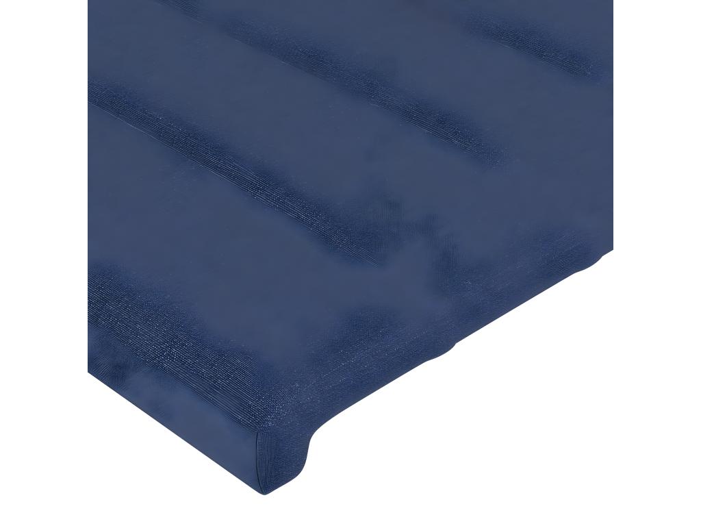 4-piece headboard set, blue, 72x5x78/88 cm, fabric KQSJ73062