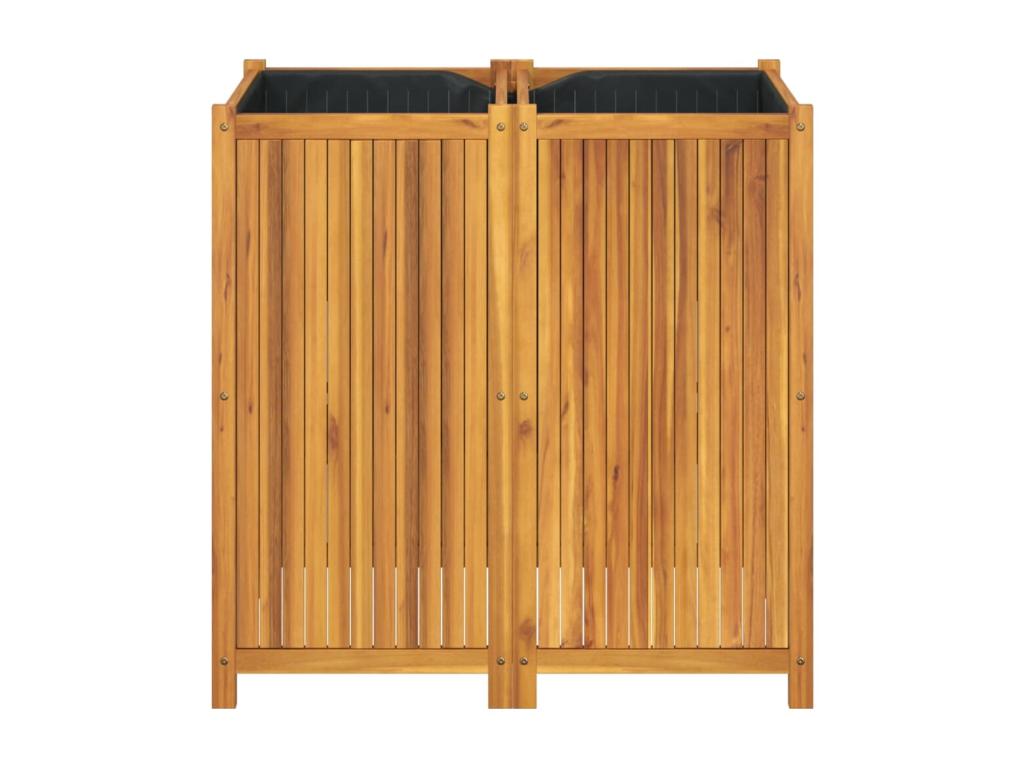 Dekonao TEMH11084 Solid Wood Planter with Liner 100x50x100 cm