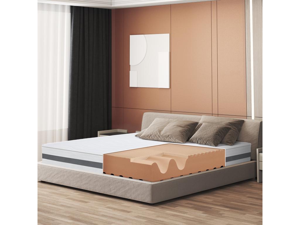 Single mattress 105x190 cm with orthopedic memory foam - Height 25 cm - Made in Italy XJAI83665