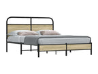Bed frame without mattress 160x200 cm Nobellea oak OVZD25959