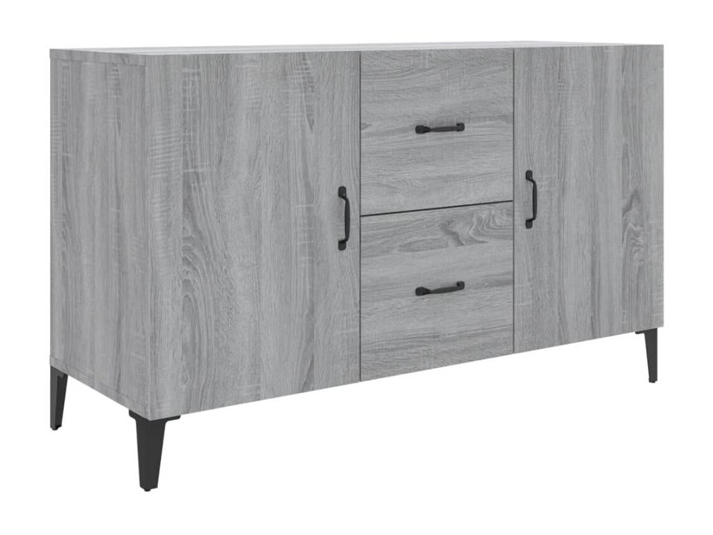 Nobellea grey sideboard 100x36x60 cm engineered wood ZPPB83395
