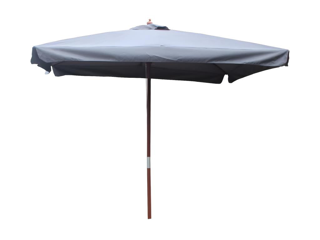 Wooden parasol 3x3 m gray Nobellea ANAY66326
