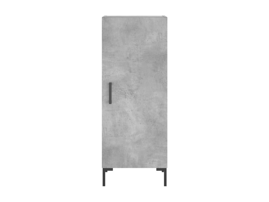 High sideboard, concrete grey, 34.5x34x180 cm, engineered wood, DDEQ03612