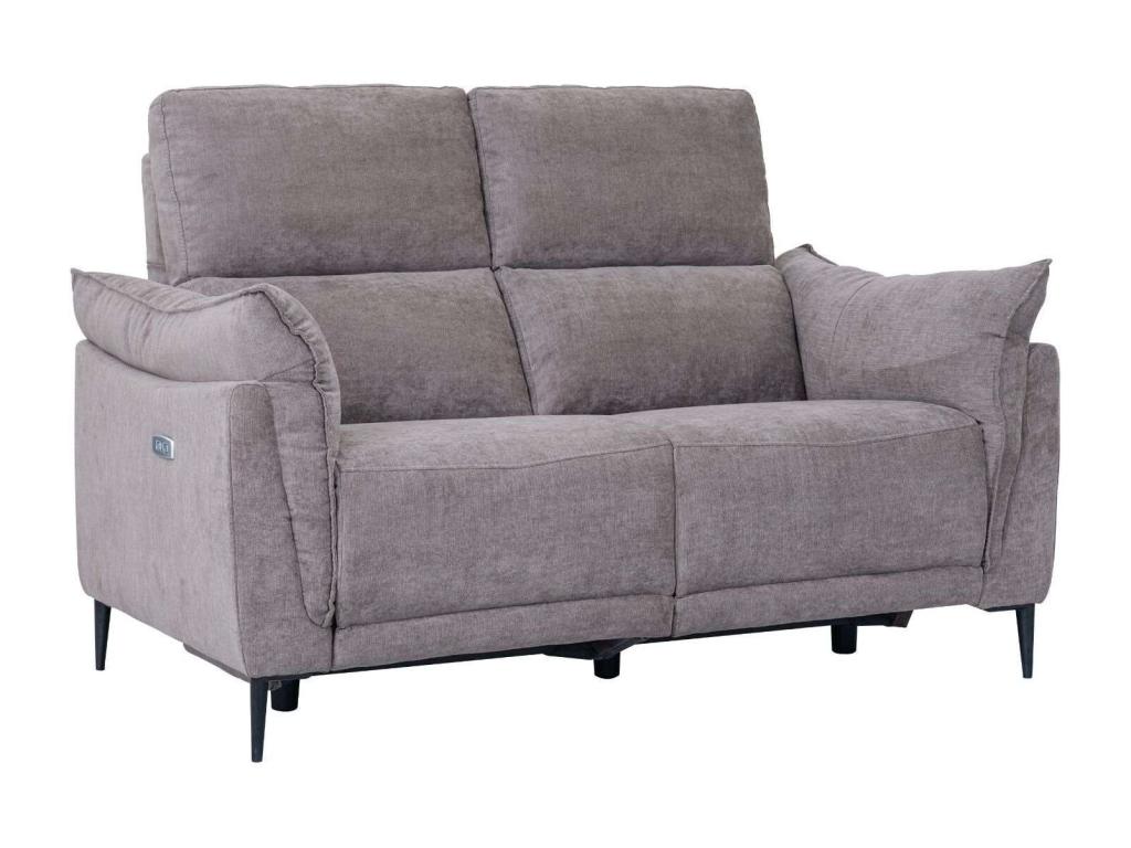 Nobellea Electric Sofa - 2 Seater - Fabric - Brown QKZQ56975