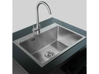 Black 2-door sink unit for outdoor kitchen VVGJ80342