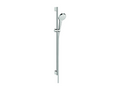 Nobellea 90cm White/Chrome Shower Set with 1-Jet Shower Rail, Nobellea S AGVO19185