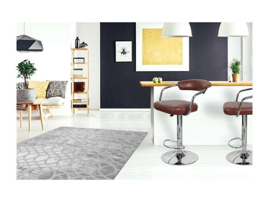 Set of 2 Dekonao Bar Stools 84-105cm Brown INUU13895