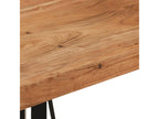 Bar table 55x55x107 cm solid Nobelea wood and iron TAJD44161