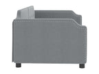 Daybed without mattress, light grey, 90x190 cm, fabric OLJM44502
