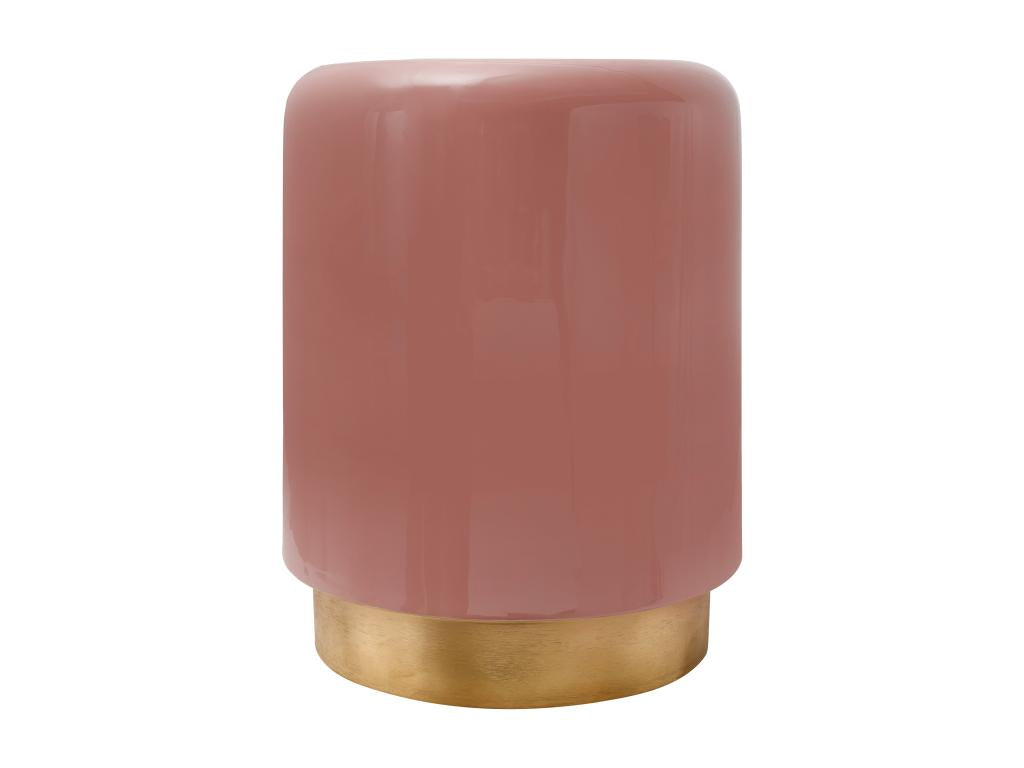 Boisona High Side Table 44cm Pink LINA73545