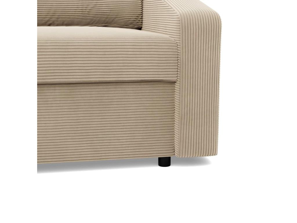 Dekonao 3-seater sofa with sleeper function - Beige BAVF85636