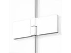 Nobellea WHITE 90x80 pivoting left-hand shower enclosure, white, front access VUOI19566