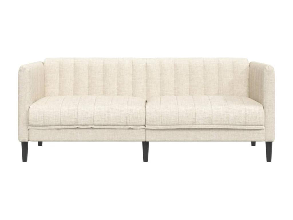 Cream fabric 2-seater sofa HICF70757