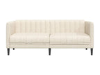 Cream fabric 2-seater sofa HICF70757