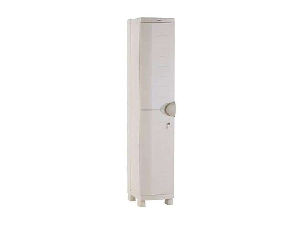 Beige indoor/outdoor storage unit/column - W- 35 x D- 45 x H- 184 cm MSNL89508