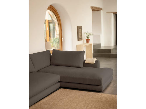 3/4 seater right-hand corner sofa, dark grey, 275cm VMSJ68663