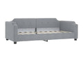 Daybed without mattress, light grey, 90x190 cm, fabric OLJM44502