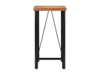 Bar table 55x55x107 cm solid Nobelea wood and iron TAJD44161
