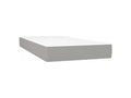 Nobellea bed base with light grey mattress 90x200 Fabric KMIX17550