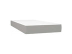 Nobellea bed base with light grey mattress 90x200 Fabric KMIX17550