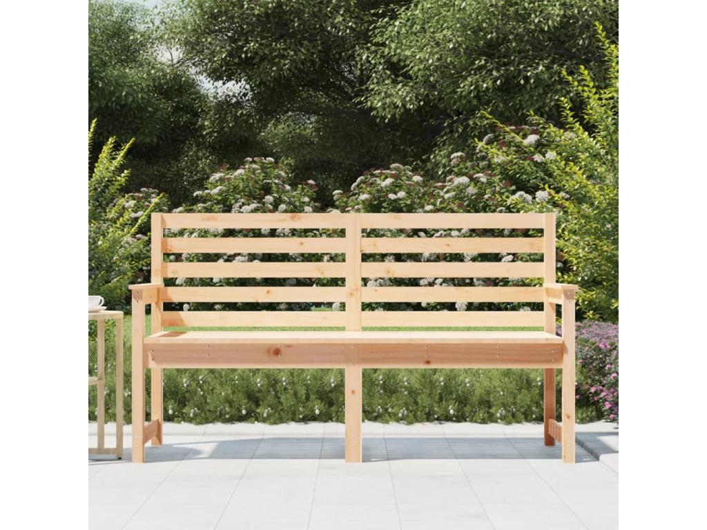 Garden bench 159.5x48x91.5 solid pine wood QZTF13458