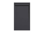 Anthracite shower tray with slate finish, Nobellea SMART color grid - 100x70 cm QOID98499