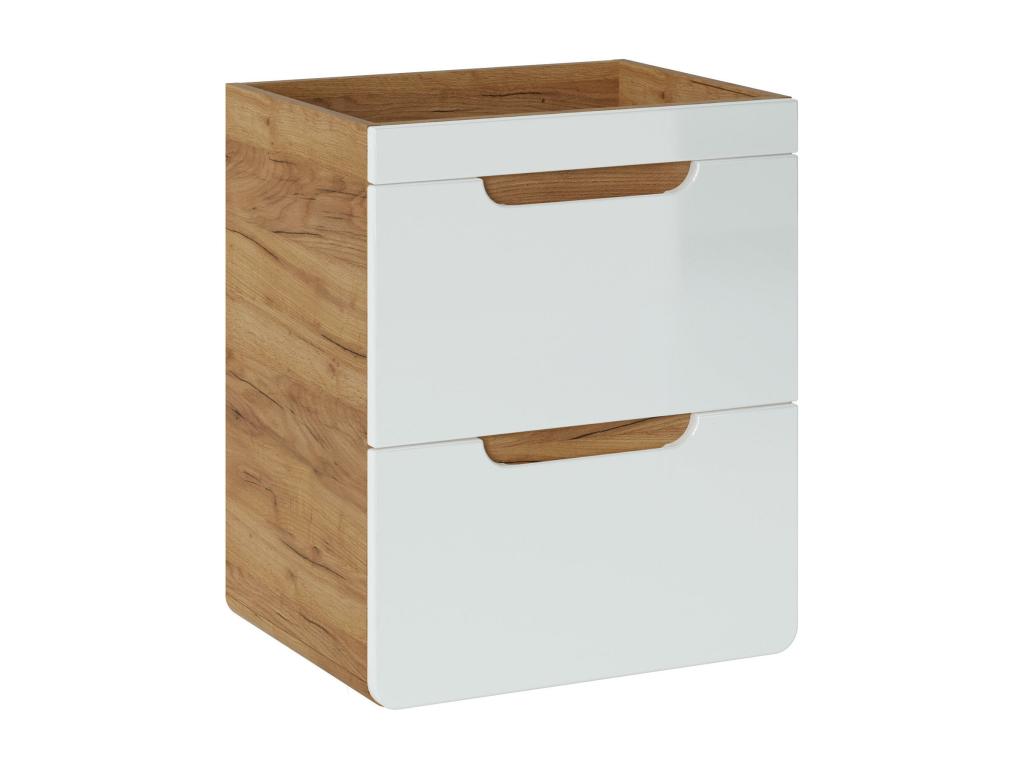 Nobellea CUW50 1D2D 50x39x59 White Under-Sink Cabinet AEXA91026