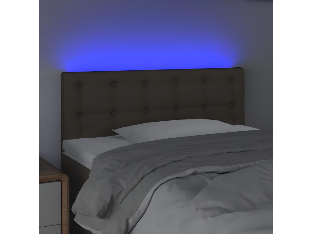 Nobellea LED Headboard 90x5x78/88 cm Fabric RYNG97156